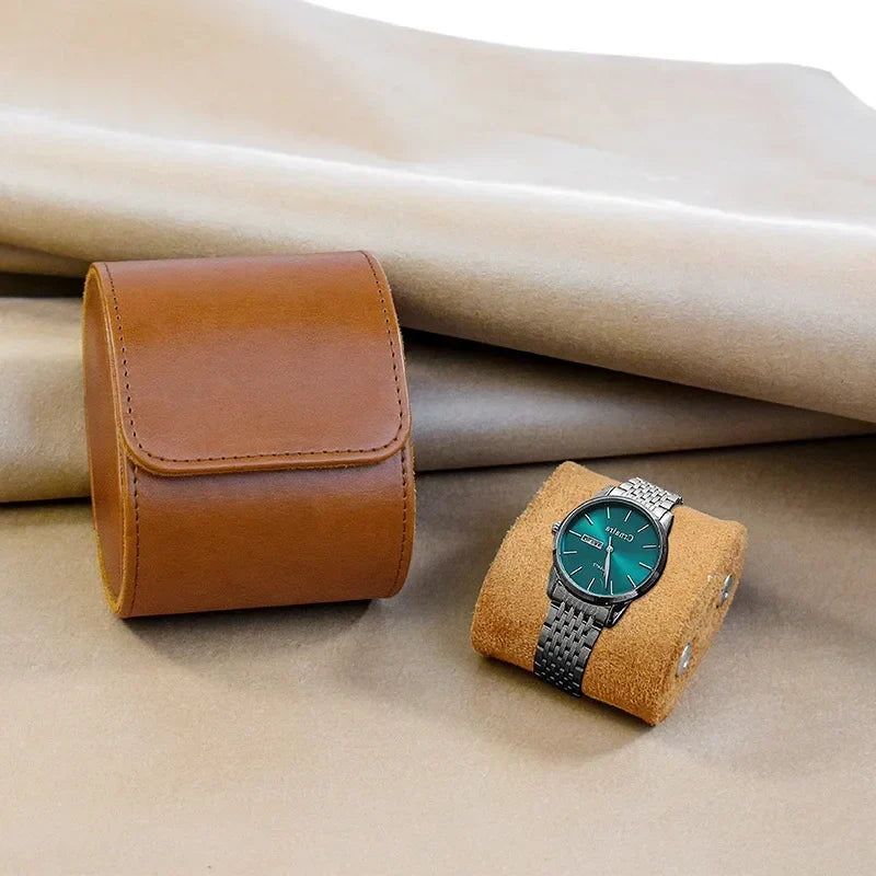 Travel Watch Case – 3 Slot Roll with Removable Cushions for Secure Storage 9
