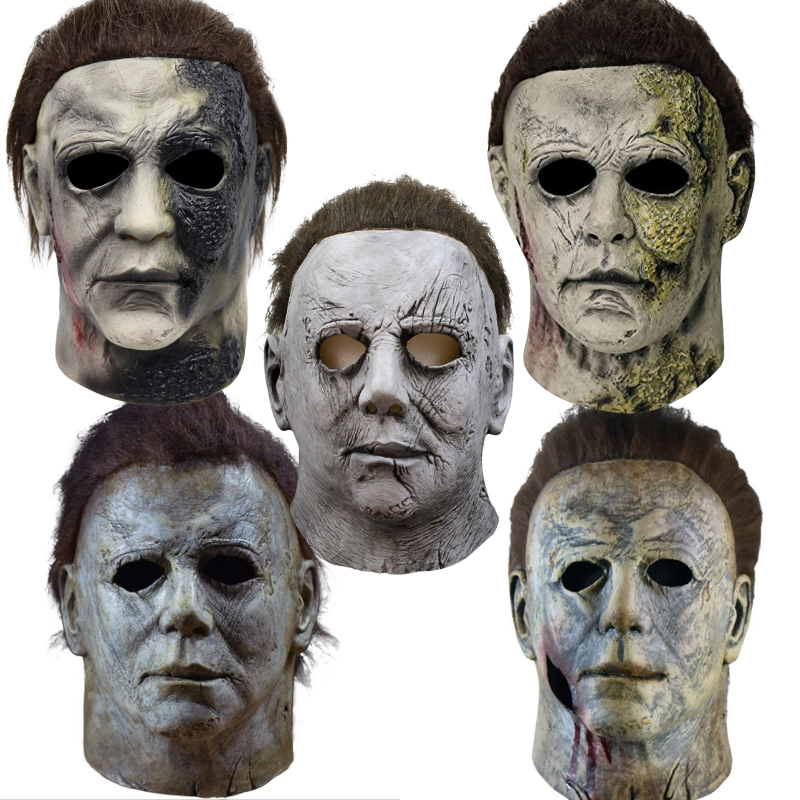 HalloweenMask – Máscara de látex espeluznante – Accesorio de disfraz de Halloween