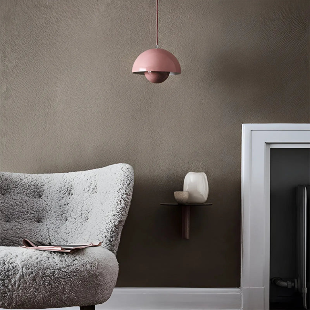 NordicBlossom – lámpara colgante LED escandinava en forma de flor – cable ajustable