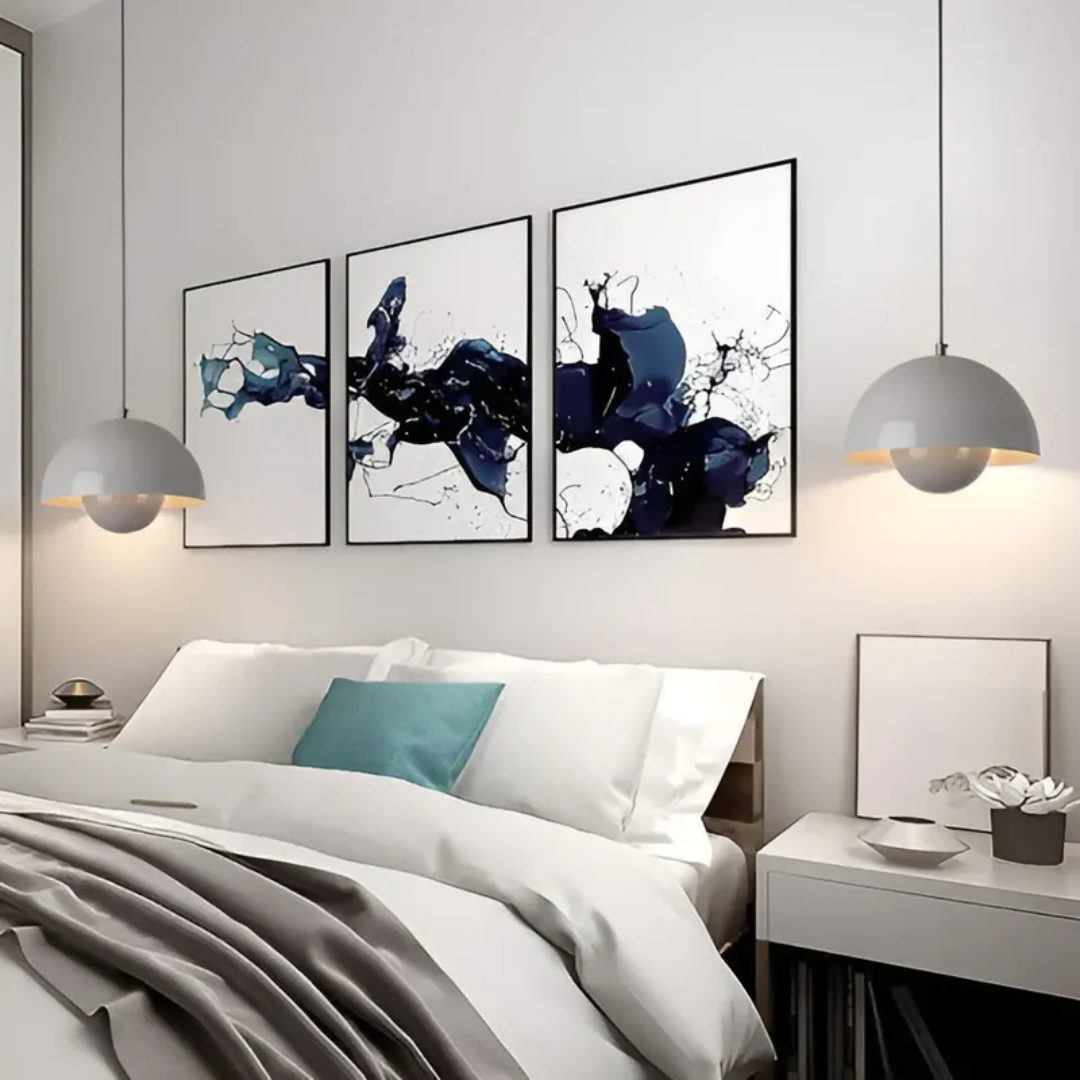 NordicBlossom – lámpara colgante LED escandinava en forma de flor – cable ajustable