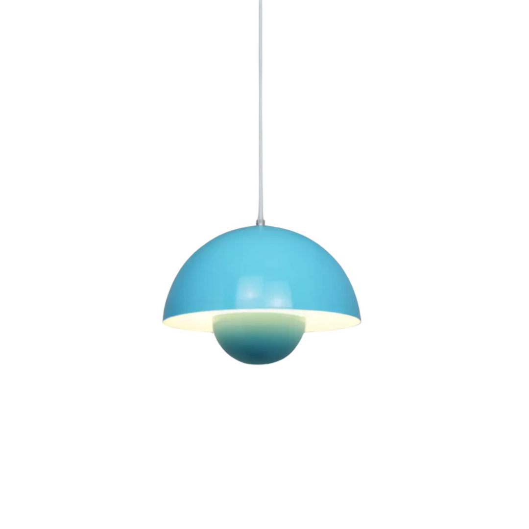 NordicBlossom – lámpara colgante LED escandinava en forma de flor – cable ajustable