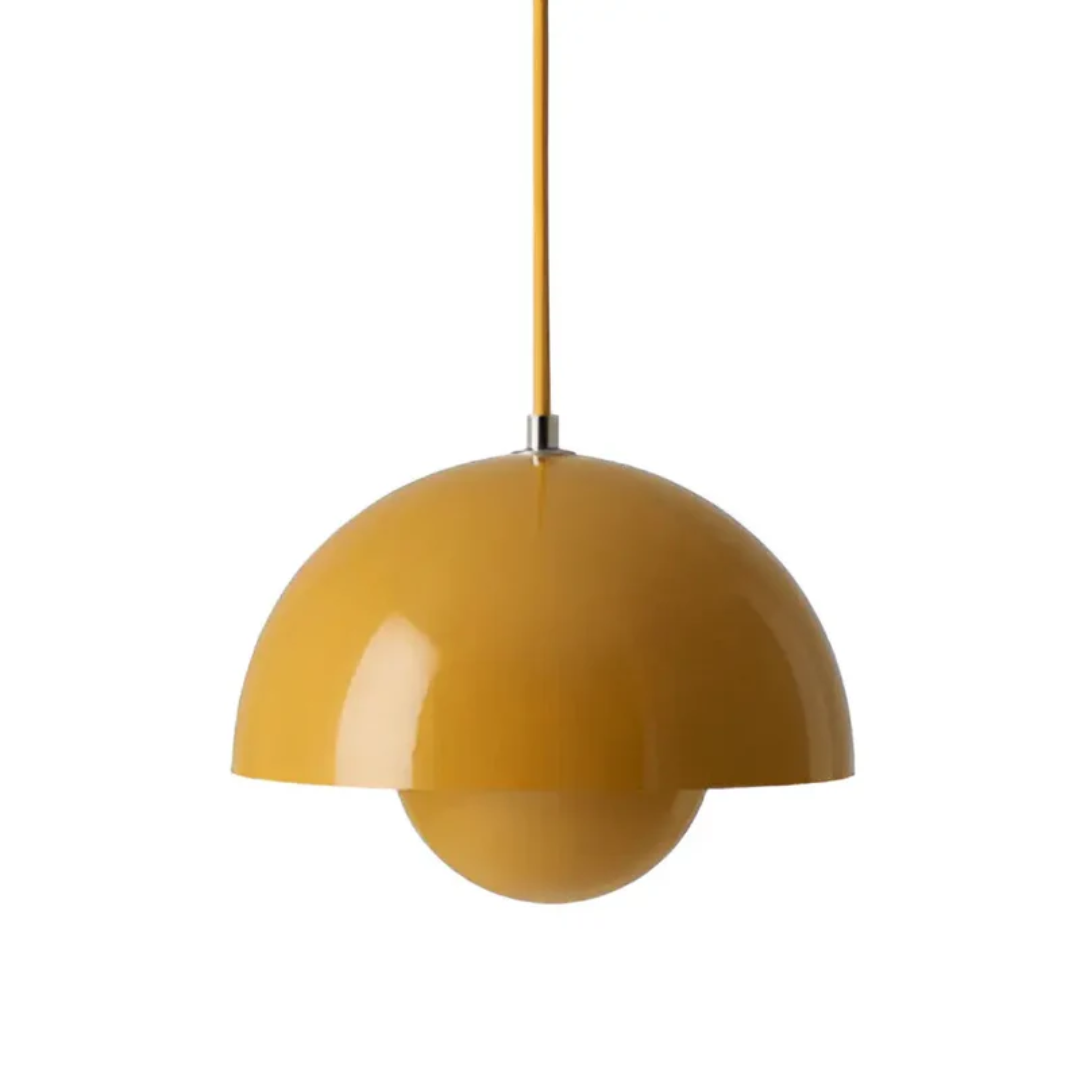 NordicBlossom – lámpara colgante LED escandinava en forma de flor – cable ajustable