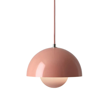 NordicBlossom – lámpara colgante LED escandinava en forma de flor – cable ajustable
