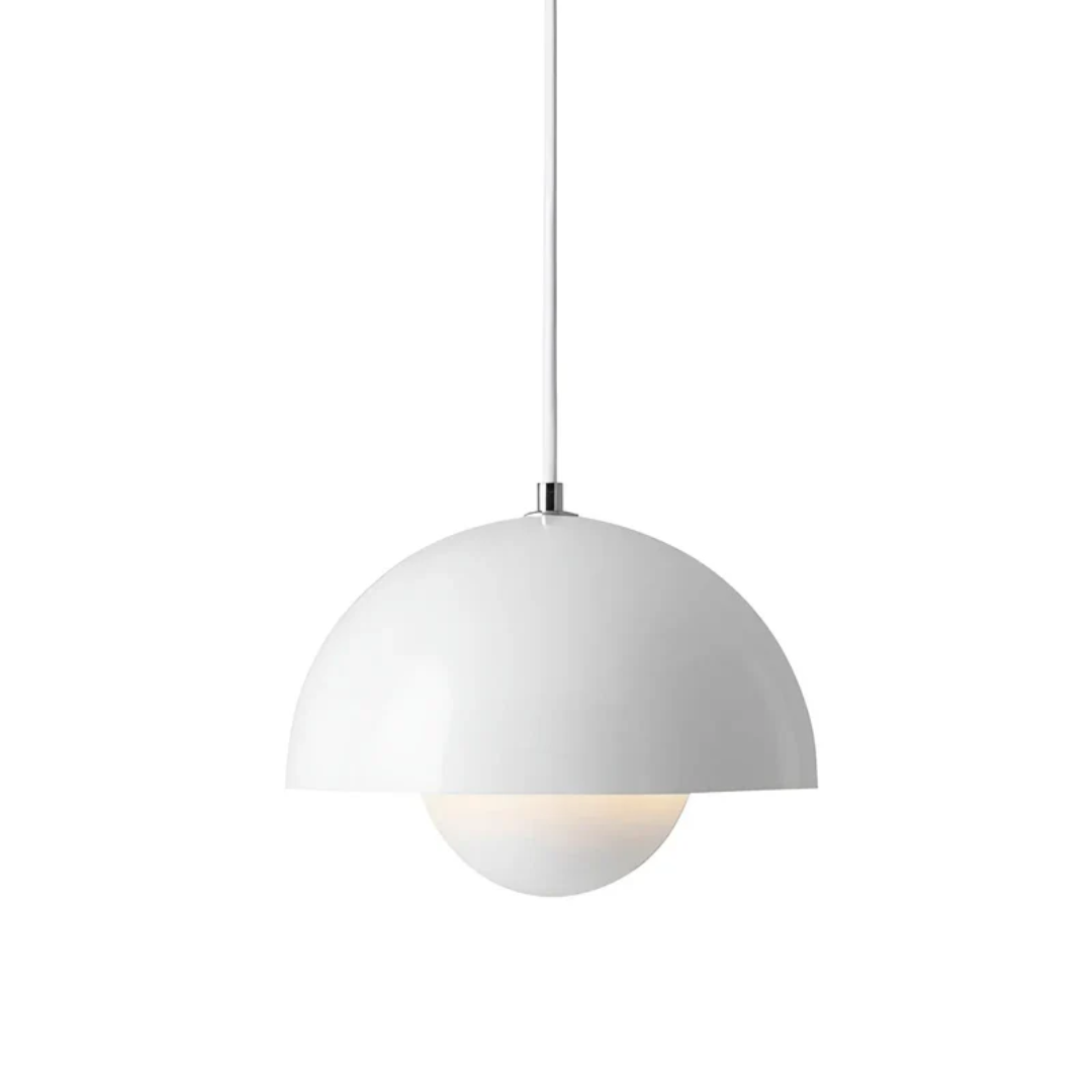 NordicBlossom – lámpara colgante LED escandinava en forma de flor – cable ajustable