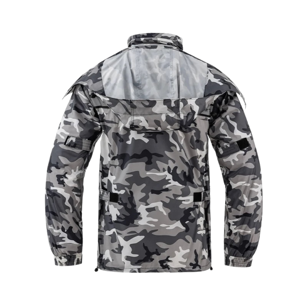 StormRide – Unisex wasserdichter Motorradregenanzug mit Kapuze