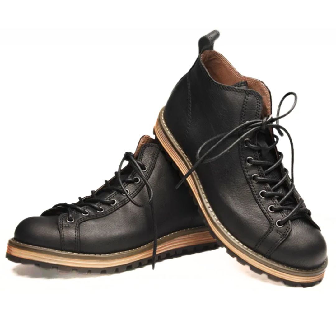 AlpenRider – Haferl Sneakers Leroy – Robuust PU Leer & Stijlvol Outdoor Design