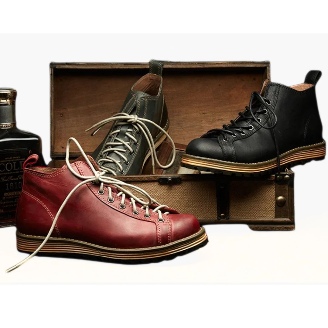 AlpenRider – Haferl Sneakers Leroy – Robuust PU Leer & Stijlvol Outdoor Design