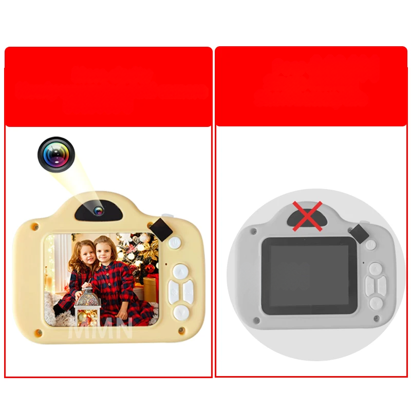 Melzano KidCapture cámara dixital para nenos 1080p con pantalla a cor