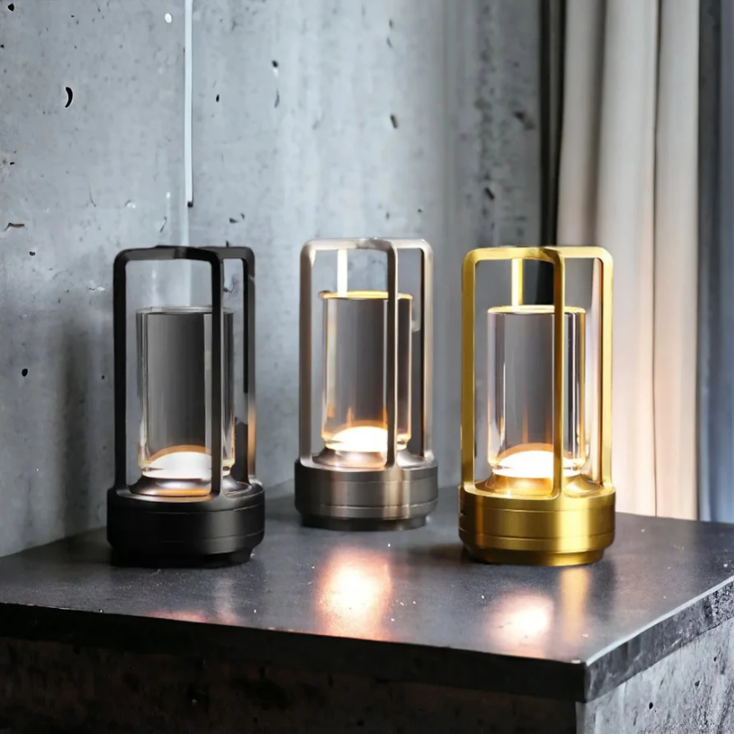 NordicaGlow Table Lamp – Stylish and Wireless LED Lamp with Scandinavian Design for Atmospheric Lighting