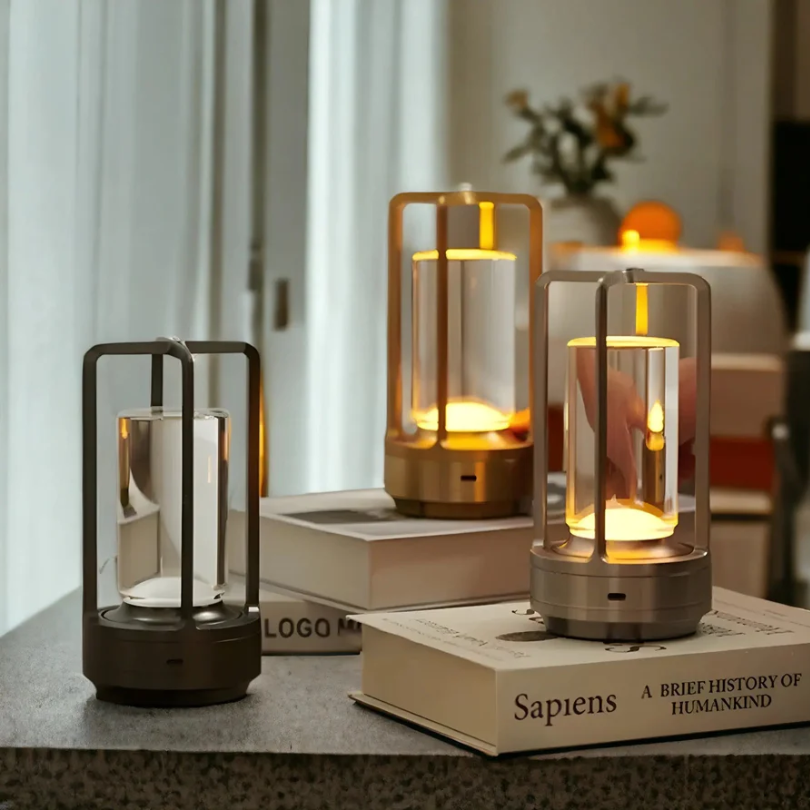 NordicaGlow Table Lamp – Stylish and Wireless LED Lamp with Scandinavian Design for Atmospheric Lighting