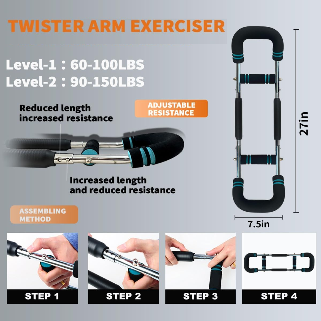 TwisterFlex – Power Twister mit Widerstand – Training für den Oberkörper  