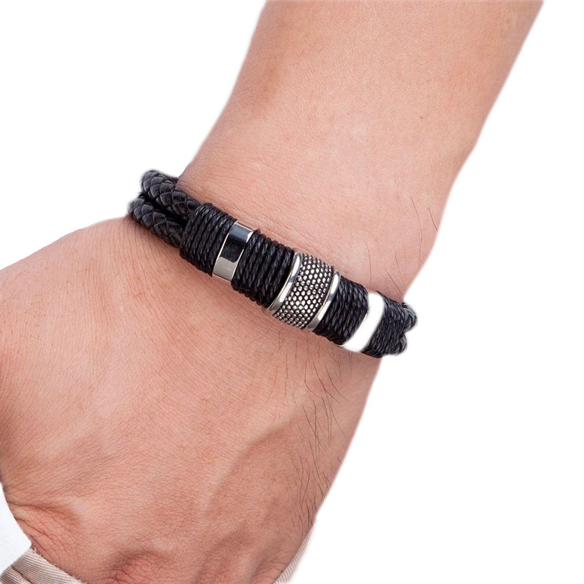 Geweven PU Leer Stijl Armband