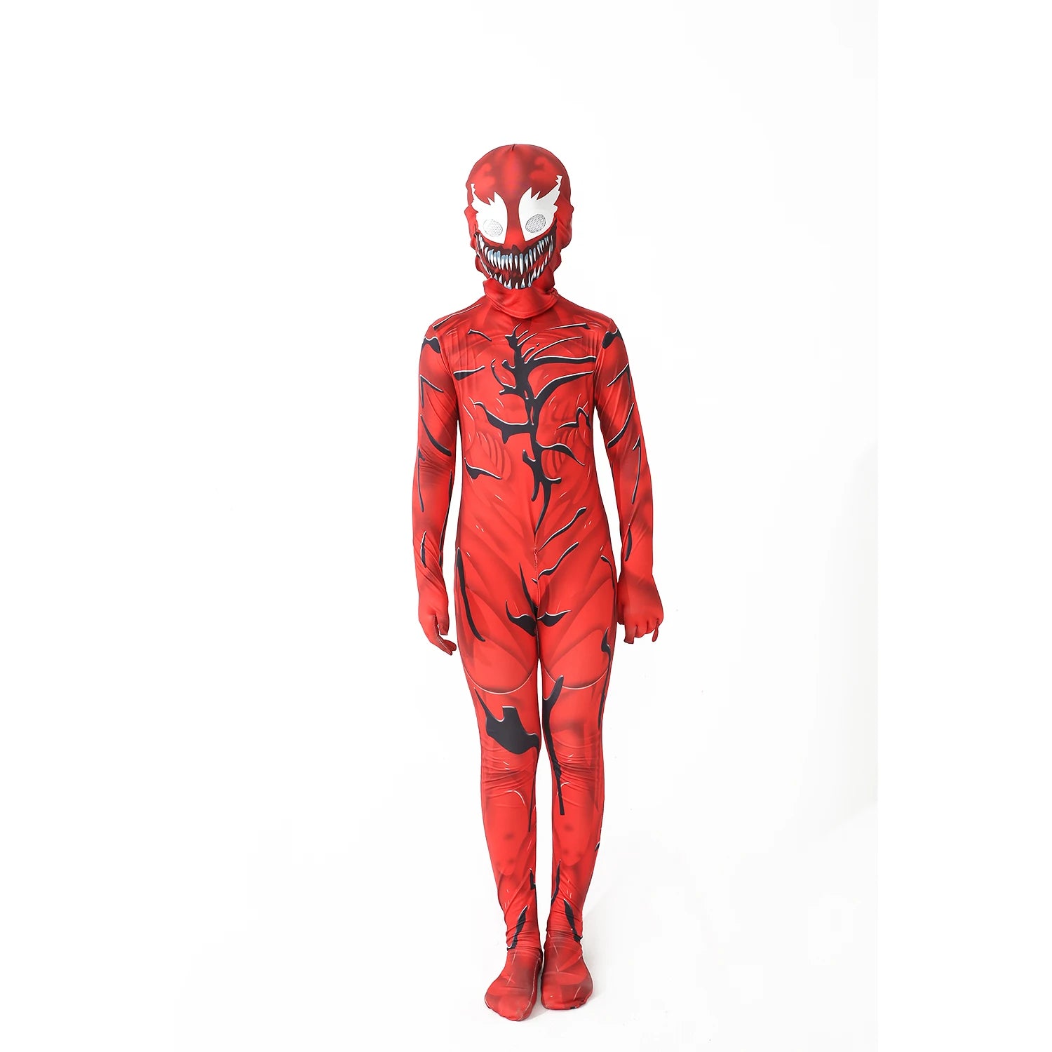 ShadowMorph Zwart Symbioot Kostuum – Jumpsuit voor Kinderen Halloween