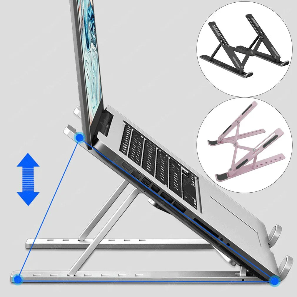 Ergolyft – Soporte para portátil ajustable 10-15" – en casa y en movimiento