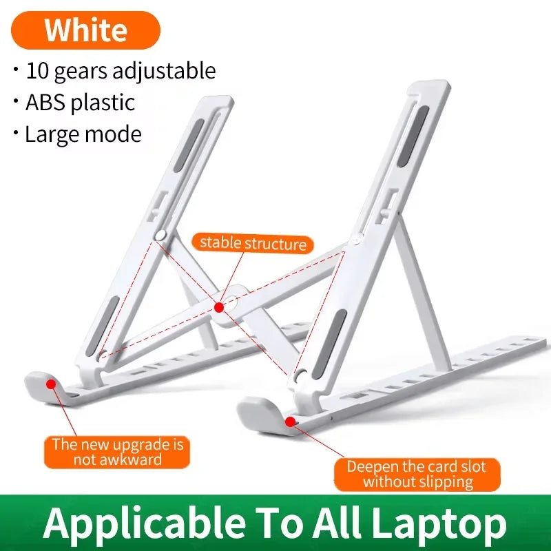 Ergolyft – Soporte para portátil ajustable 10-15" – en casa y en movimiento