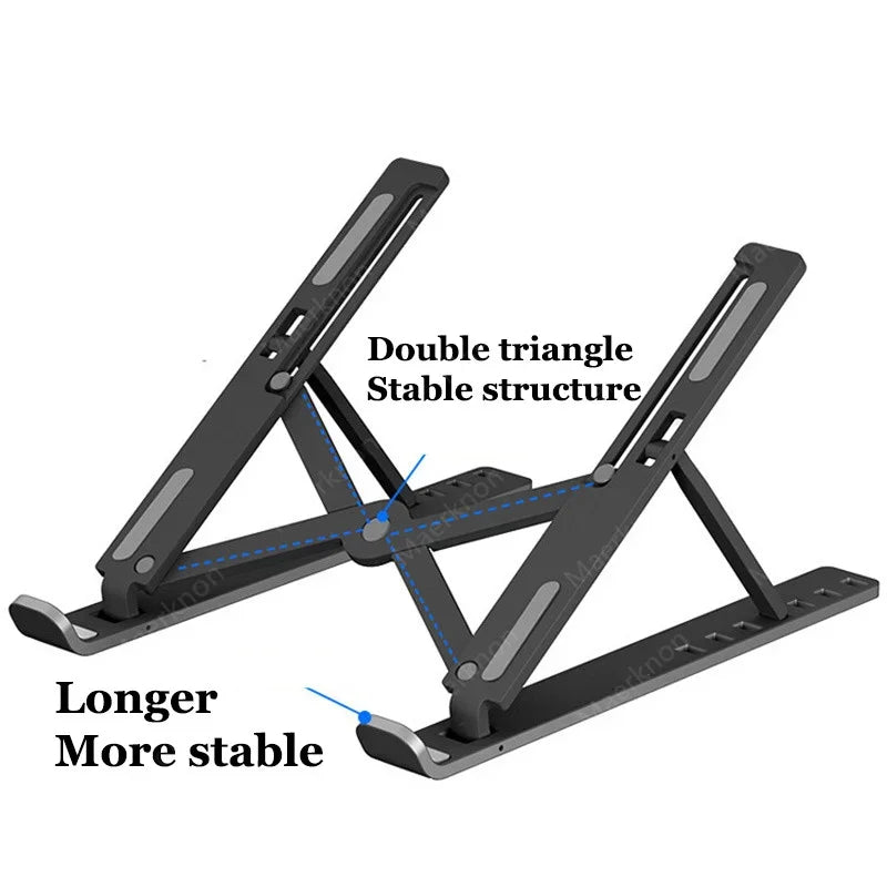 Ergolyft – Soporte para portátil ajustable 10-15" – en casa y en movimiento