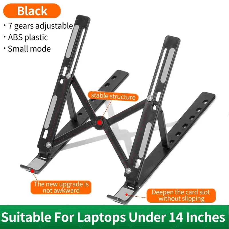 Ergolyft – Soporte para portátil ajustable 10-15" – en casa y en movimiento