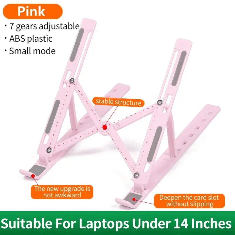 Ergolyft – Soporte para portátil ajustable 10-15" – en casa y en movimiento