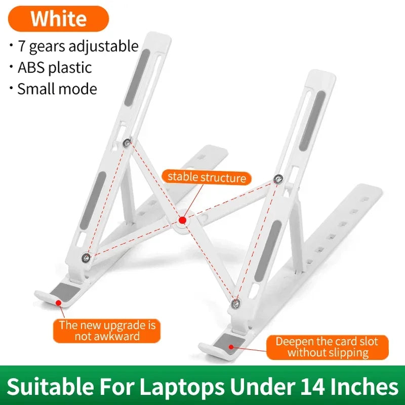 Ergolyft – Soporte para portátil ajustable 10-15" – en casa y en movimiento