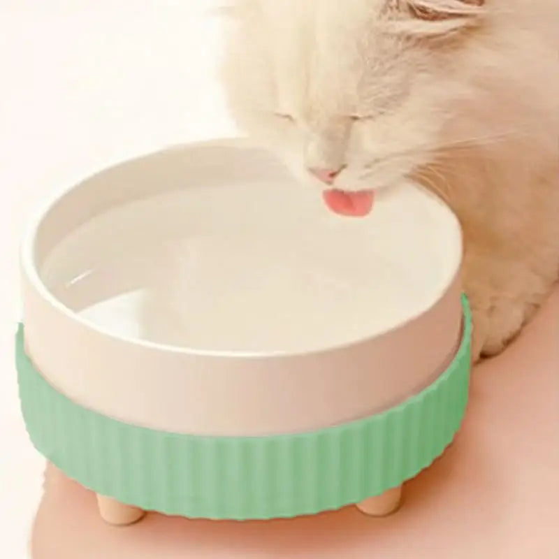 Verwarmde Kattenbak met Keramische Waterfontein voor Huisdieren, 30-35°C 0