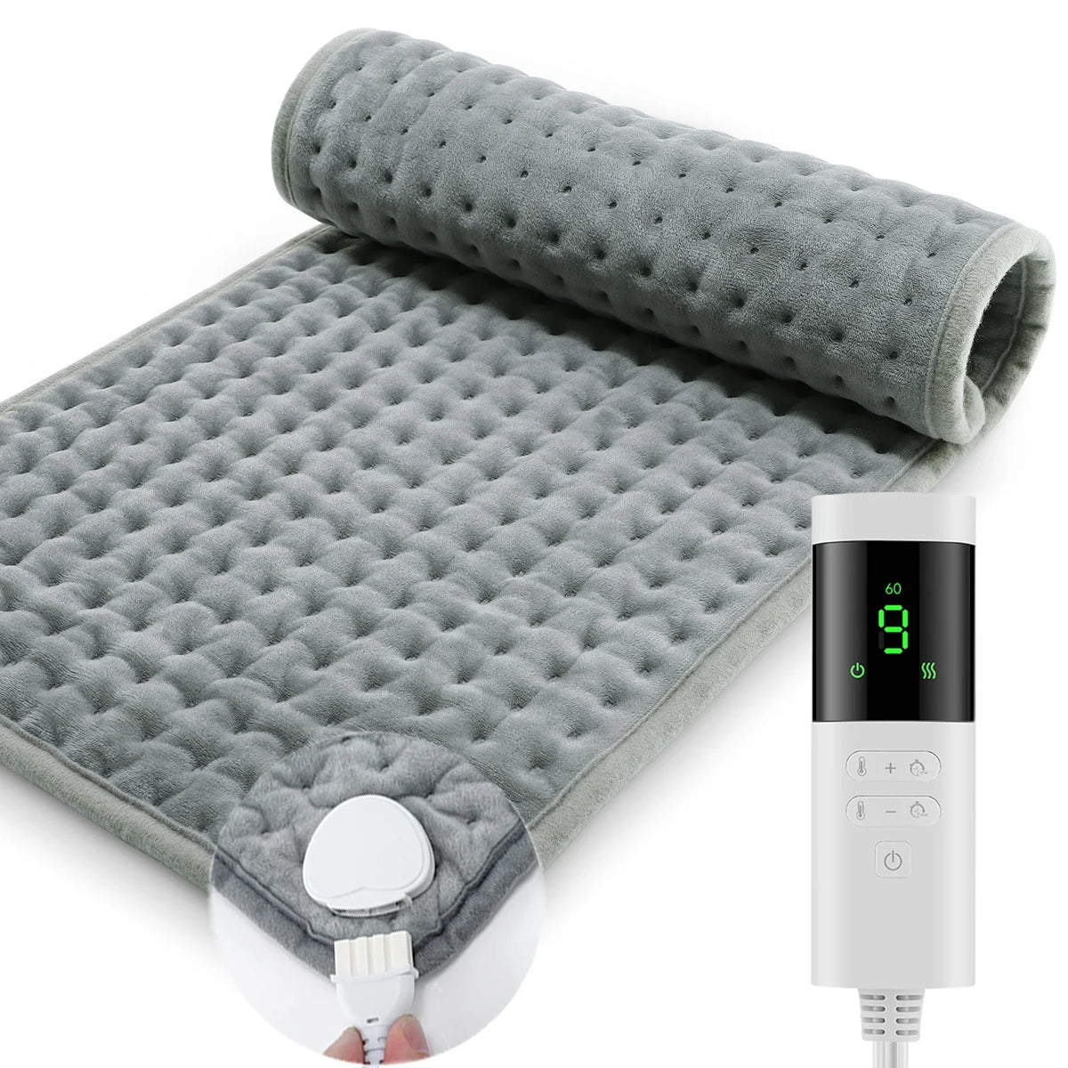 Verwarmingsdeken 58x29 cm van Micro-Pluche met 9 Warmtestanden voor Thuisgebruik 0