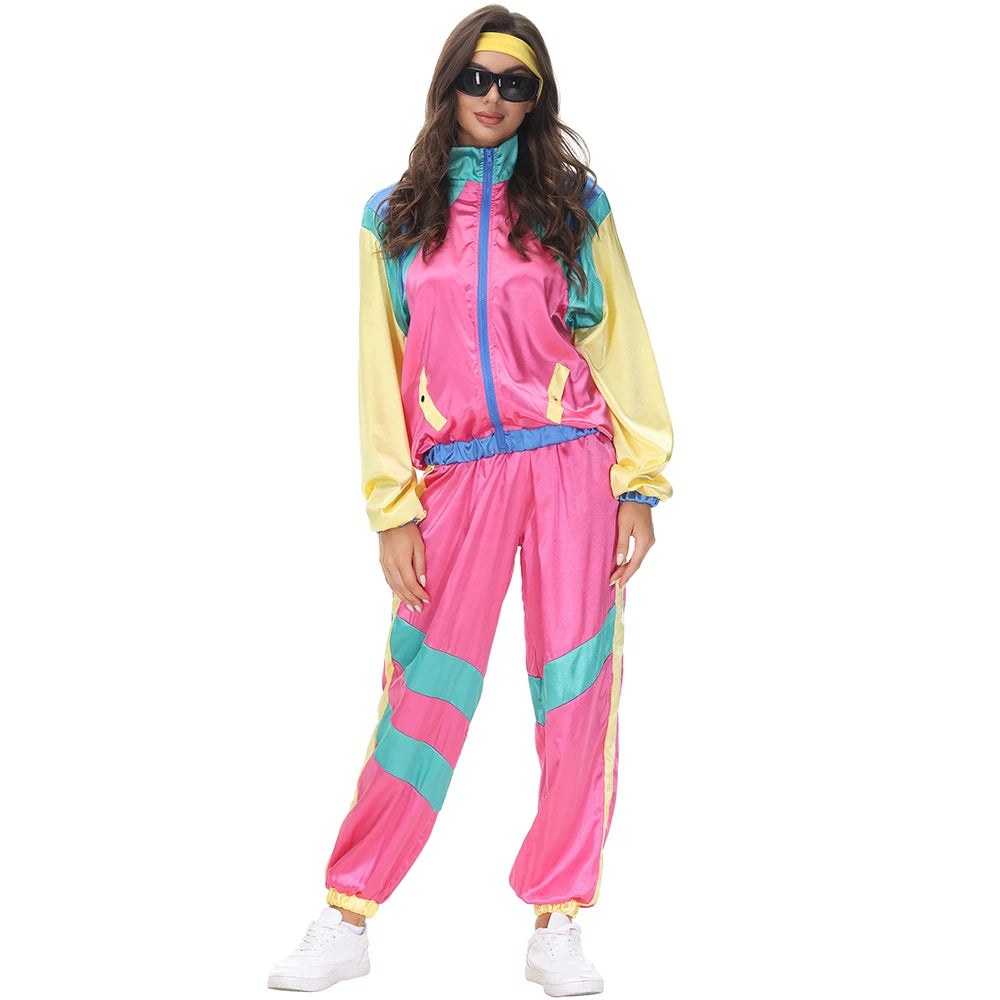 RetroVibe – Vintage Hippie Costume Couple – 70s & 80s Style Top and Pants