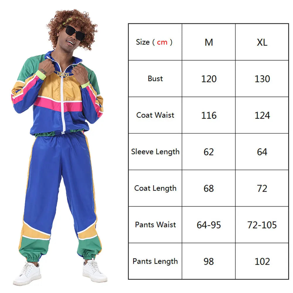 RetroVibe – Vintage Hippie Costume Couple – 70s & 80s Style Top and Pants