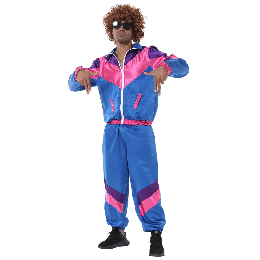 RetroVibe – Vintage Hippie Costume Couple – 70s & 80s Style Top and Pants