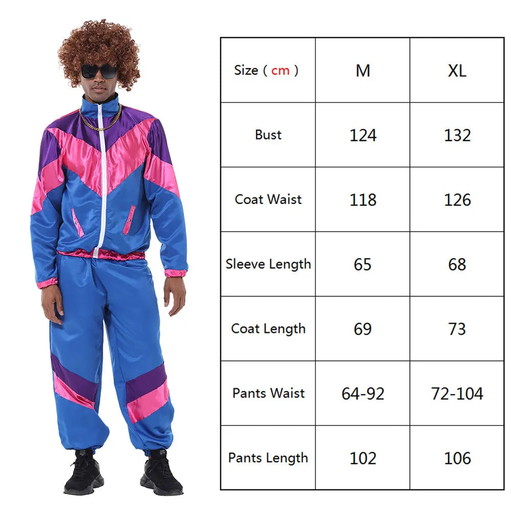 RetroVibe – Vintage Hippie Costume Couple – 70s & 80s Style Top and Pants