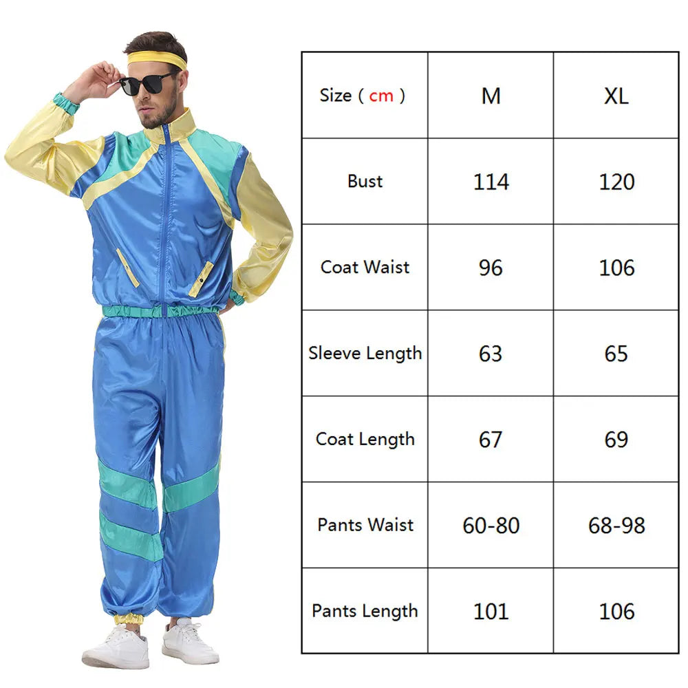 RetroVibe – Vintage Hippie Costume Couple – 70s & 80s Style Top and Pants