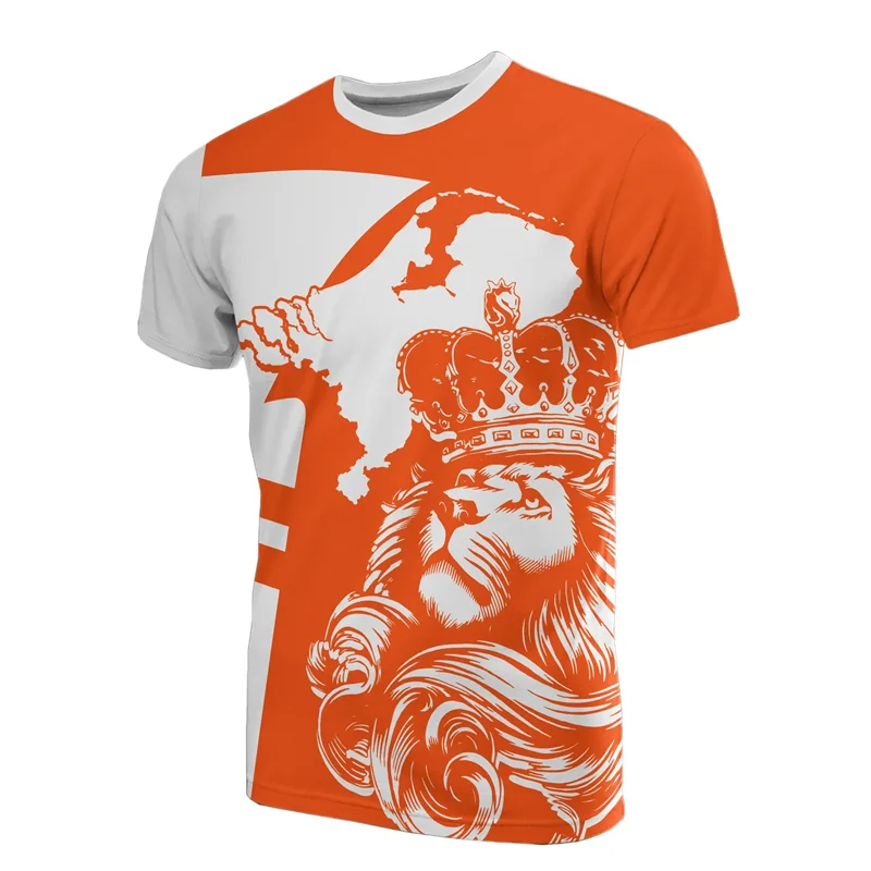 Voetbalshirt Nederland 2024 met 3D Afdruk Nederlandse Vlag 15