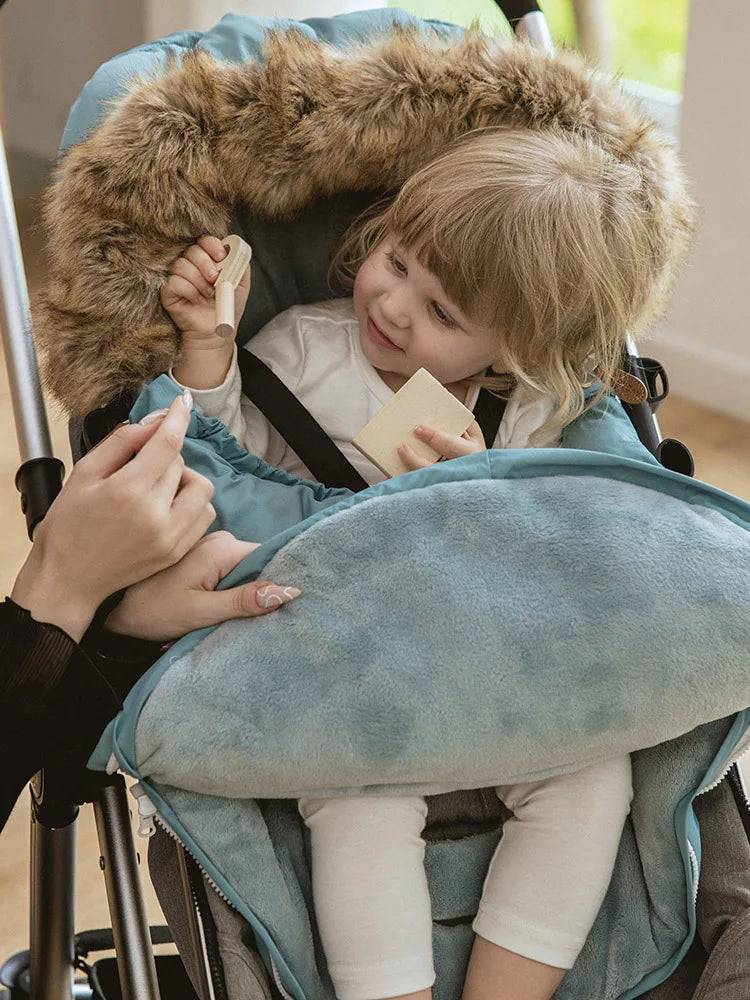 Voetenzak Kinderwagen voor Baby's 0-36 Maanden, Warm en Afneembaar 2