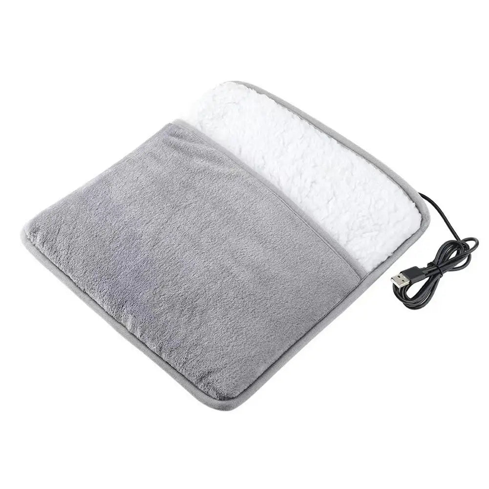 Voetverwarmingskussen met USB-oplader, Pluche, Wasbaar, voor Thuisgebruik 6