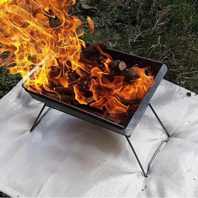 Vuurvaste Isolatiemat Glasvezel – Hittebestendige BBQ Mat tot 800°C voor Barbecue en Outdoor Vestragear