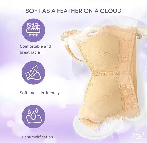 Comfortbeha met Voorsluiting – Zachte Draadloze Beha met Ondersteunende Pasvorm Vestragear