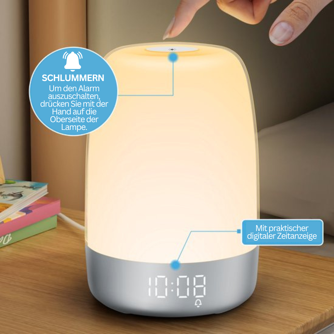 Despertador con luz e sons naturais Aurora – Despertador suave e natural para un comezo enerxético do día