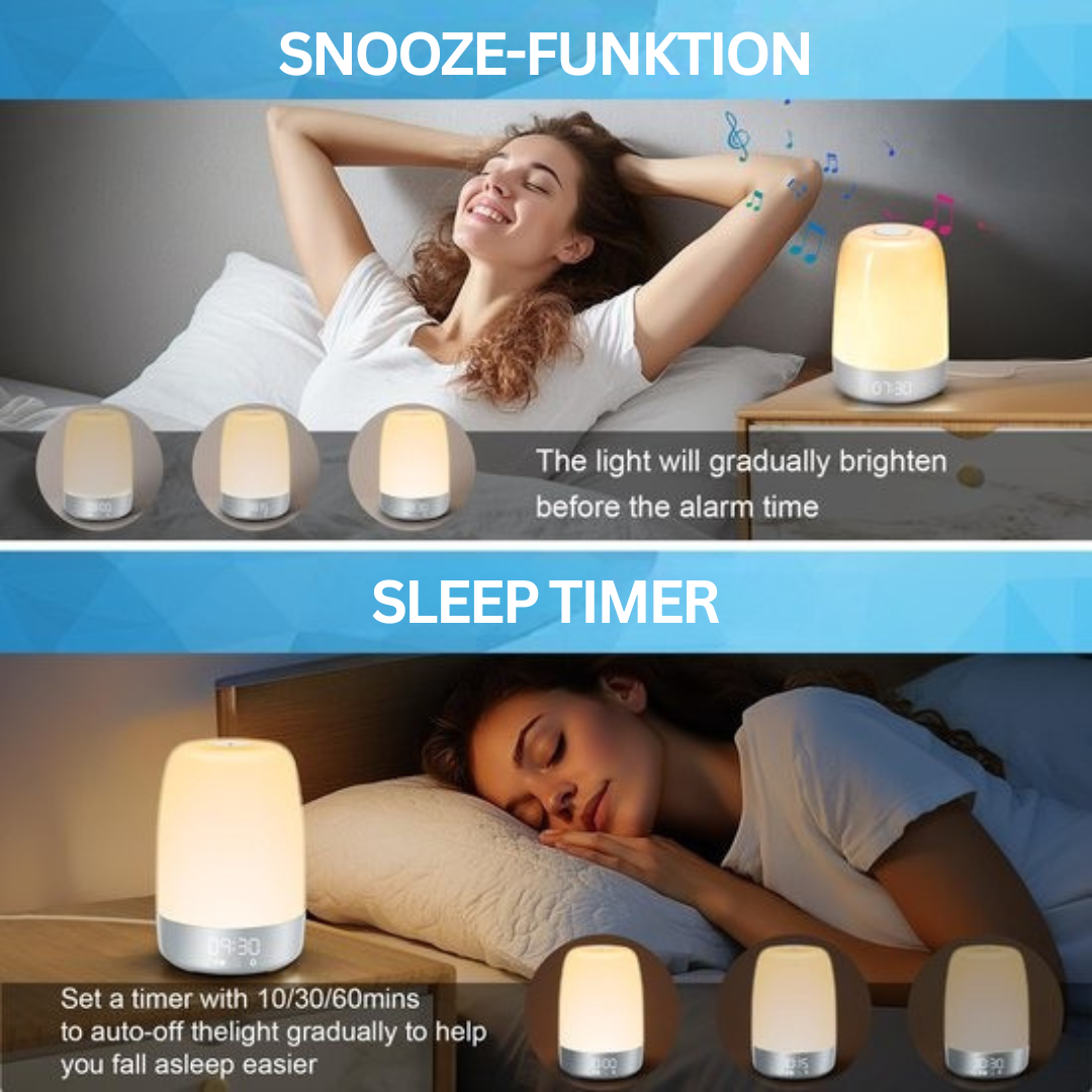 Despertador con luz e sons naturais Aurora – Despertador suave e natural para un comezo enerxético do día