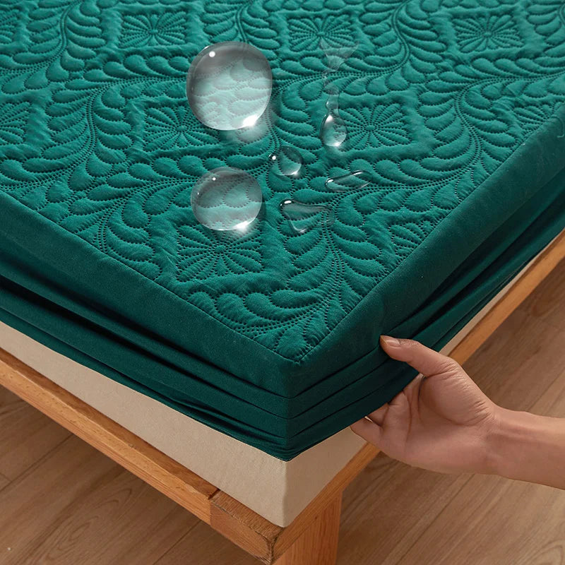 Wasserdichter Matratzenschoner aus atmungsaktivem Polyester für optimalen Schlaf 0