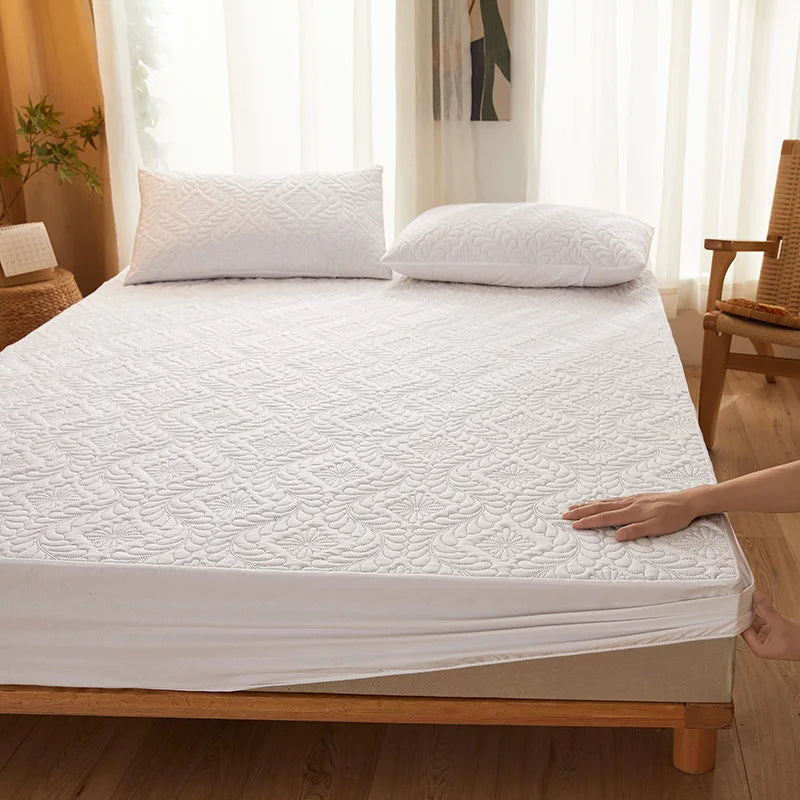 Wasserdichter Matratzenschoner aus atmungsaktivem Polyester für optimalen Schlaf 6