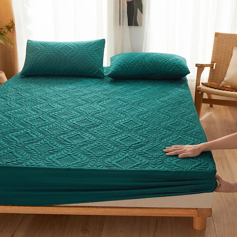 Wasserdichter Matratzenschoner aus atmungsaktivem Polyester für optimalen Schlaf 8