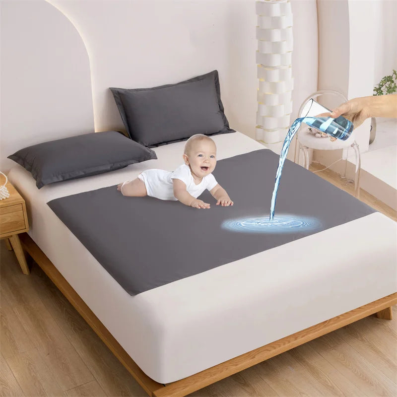 Wasserdichtes Bettlaken für Erwachsene und Babys, vielseitig einsetzbar, transparent, 50x70 cm bis 230x250 cm 0
