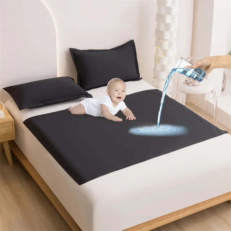 Wasserdichtes Bettlaken für Erwachsene und Babys, vielseitig einsetzbar, transparent, 50x70 cm bis 230x250 cm 7