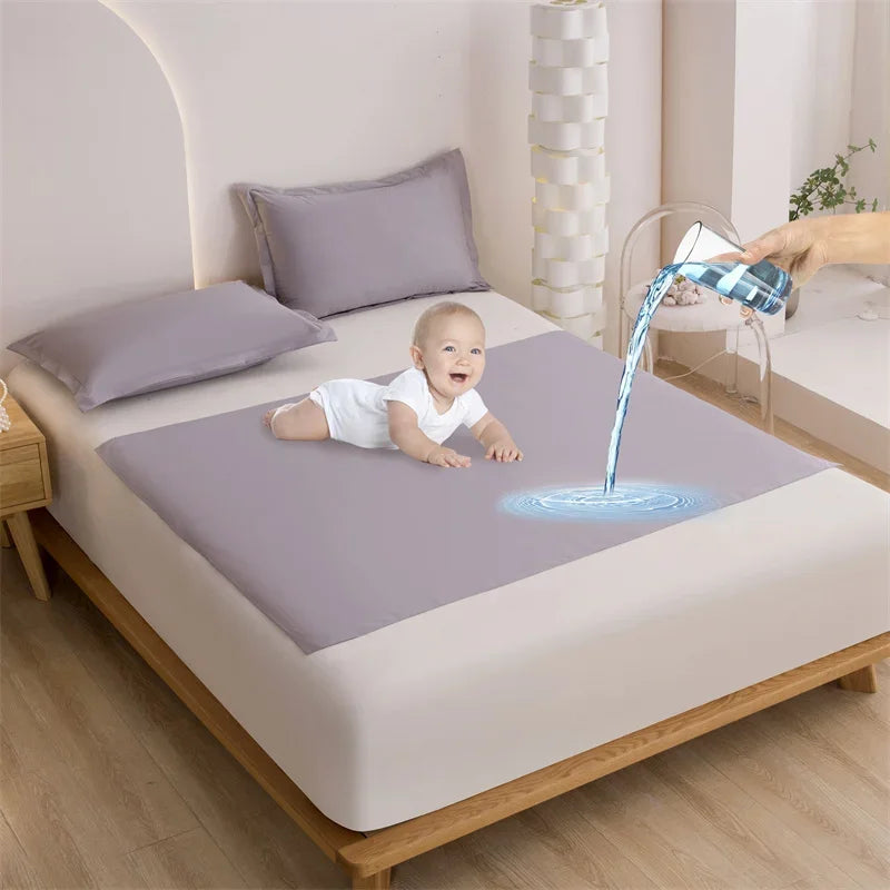 Wasserdichtes Bettlaken für Erwachsene und Babys, vielseitig einsetzbar, transparent, 50x70 cm bis 230x250 cm 8