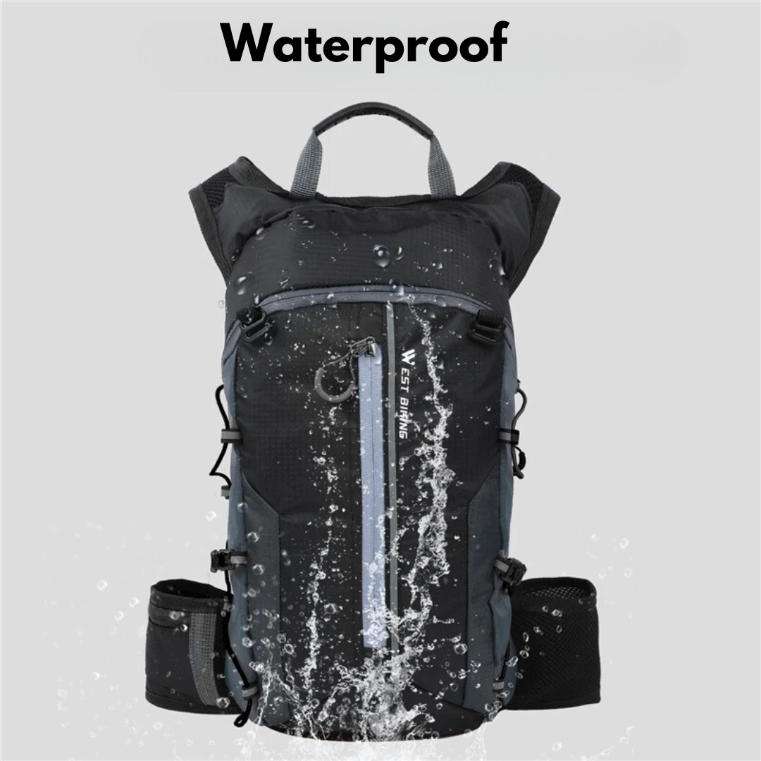 Motxilla de bicicleta premium – Lleugera i impermeable amb sistema d'aigua