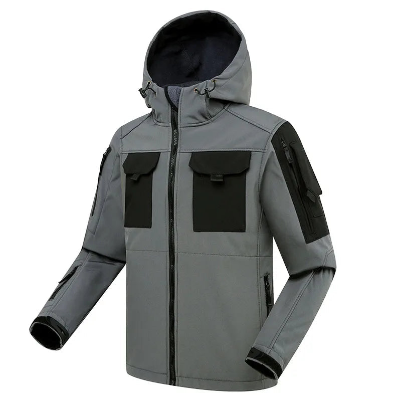 Nordfall – Outdoor men's cargo set waterproof and windproof with hood for hiking and daily use