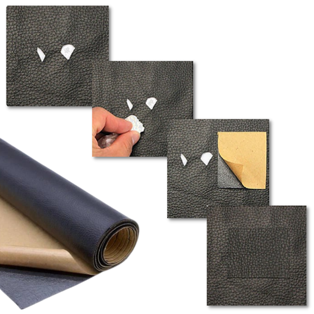 Zelfklevende Reparatiepatch voor Leer en Kunstleer 135x50 cm, Flexibel en Duurzaam 4