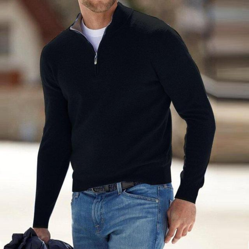 Revalki Comfortabele Half Zip Sweater