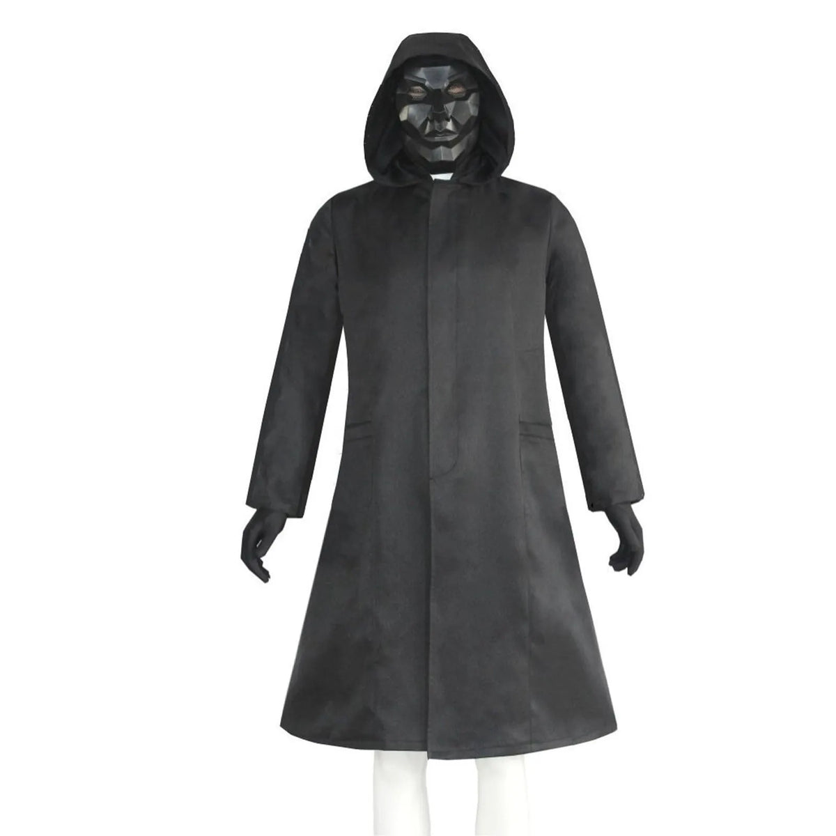 ShadowPlay – Disfraz de cosplay negro para niños con mangas largas – Carnaval y fiesta
