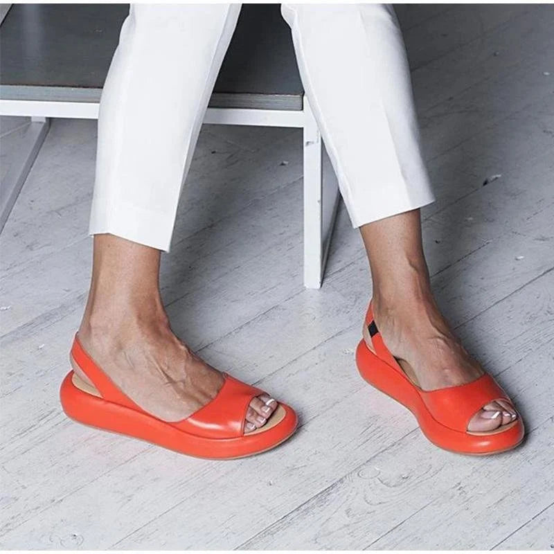 Zwarte Dames Sandalen met Voetbed en Lage Hak voor Comfortabel Draagcomfort 5