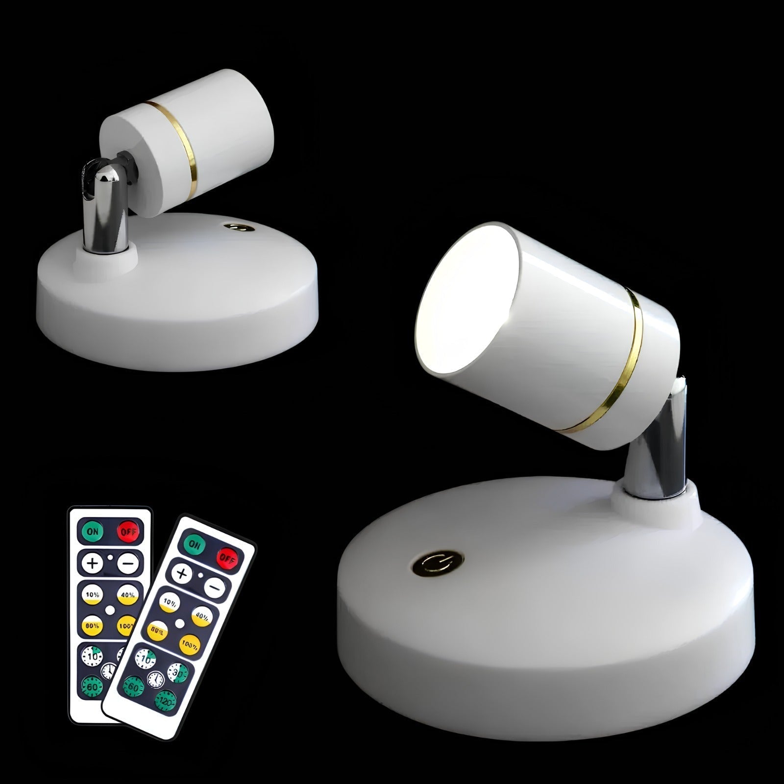LumaSpot – Kabelloser LED-Spot mit Fernbedienung – Dimmbar & wiederaufladbar